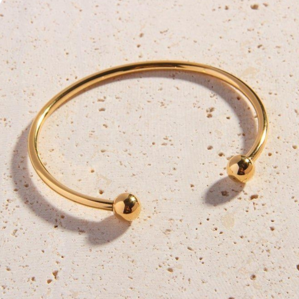Cali Tiger Patricia cuff 18k gold plated waterproof